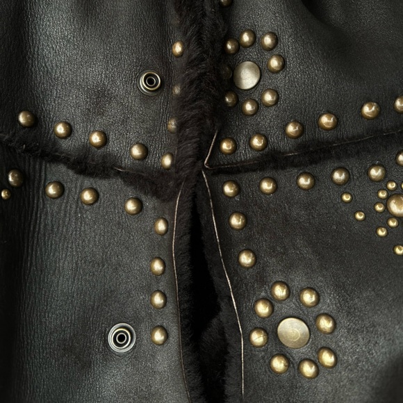 Barbara Bui Merino shearling coat - Picture 6 of 12